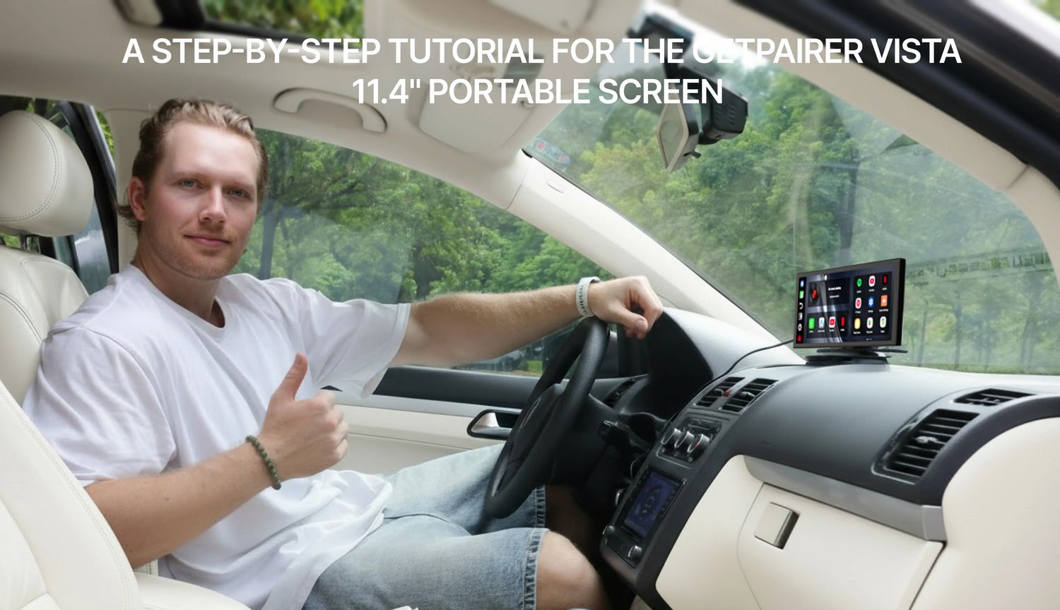 The Ultimate In-Car Upgrade: A Step-by-Step Tutorial for the GetPairer Vista 11.4" Portable Screen
