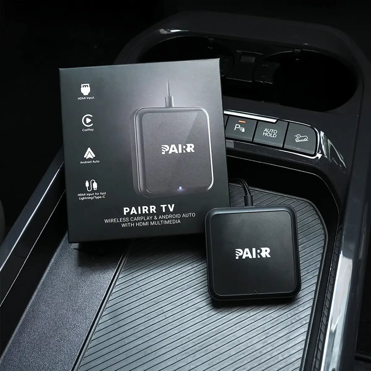 GetPairr TV-HDMI Multimedia Wireless CarPlay/Android Auto Adapter