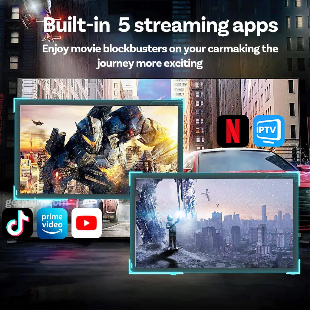 2025 NUOVO Aggiornamento Pairr Max Pro-Netflix /YouTube/ IPTV/TikTok Wireless CarPlay/ Android Auto Car Box