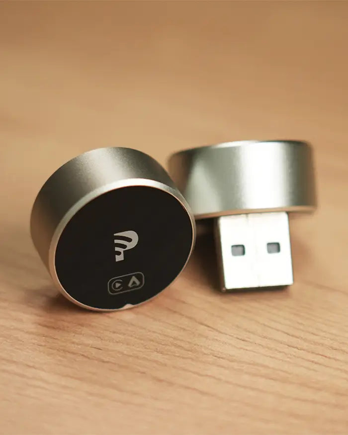 2026 Mejorado GetPairr® MiniPod3.0 | Adaptador inalámbrico CarPlay y Android Auto