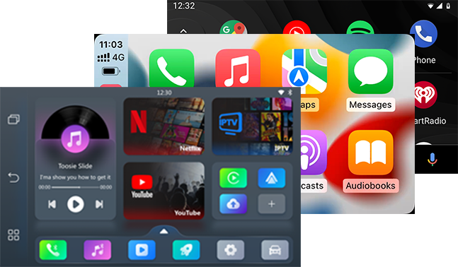 GetPairr Max Pro-Netflix YouTube IPTV Tiktok Prime Video Wireless CarPlay/ Android Auto Car Box