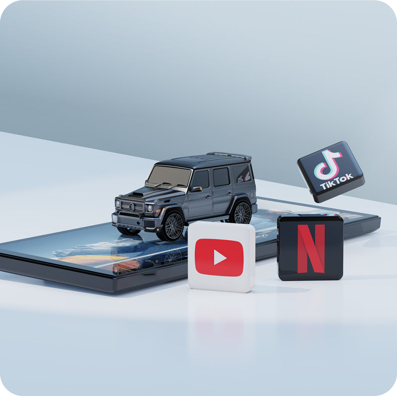<h4>Neues Entertainment-Zentrum<br/>Verwandle dein altes Auto</h4>