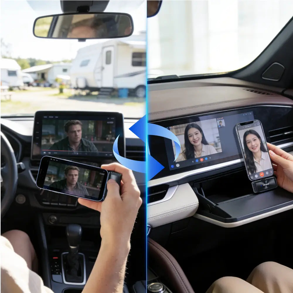 2026 新型アップグレード Pairr TV-HDMI マルチメディア ワイヤレス CarPlay/Android Auto アダプター