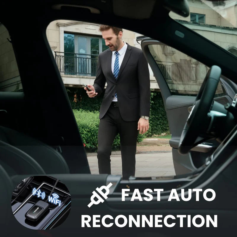 GetPairr Go · Všechno v jednom bezdrátový adaptér CarPlay a Android Auto s App Hubem