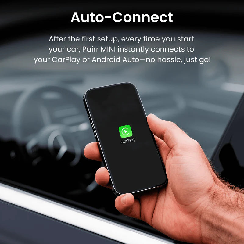 (Ofertas Flash) Adaptador inalámbrico Pairr® Mini CarPlay/Android Auto