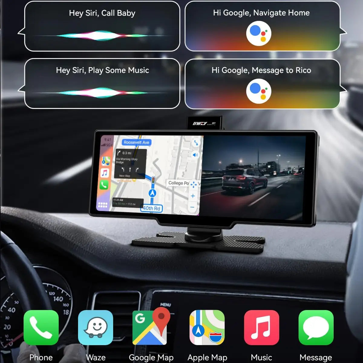 ScreenFlow tragbarer Auto-Display-Bildschirm