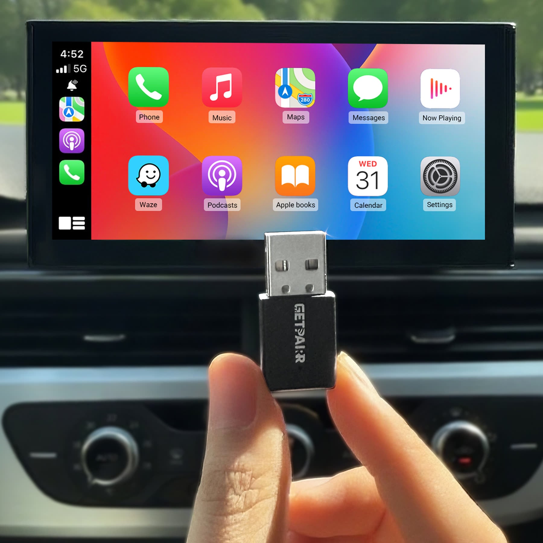Adaptateur sans fil CarPlay Android Auto Magic Ultra Mini 3.0 GetPairr™ 2025