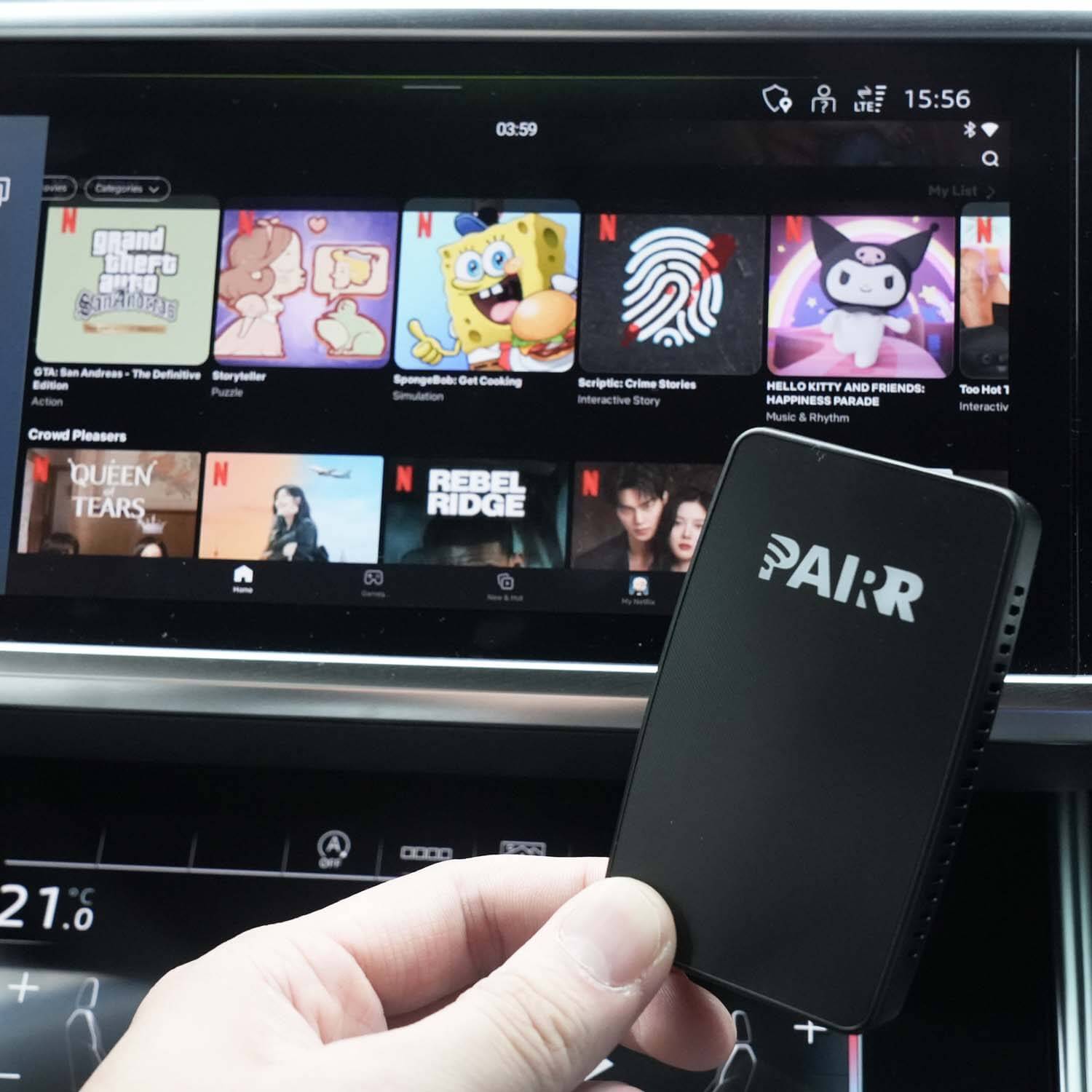 pairr max pro netflix on carplay