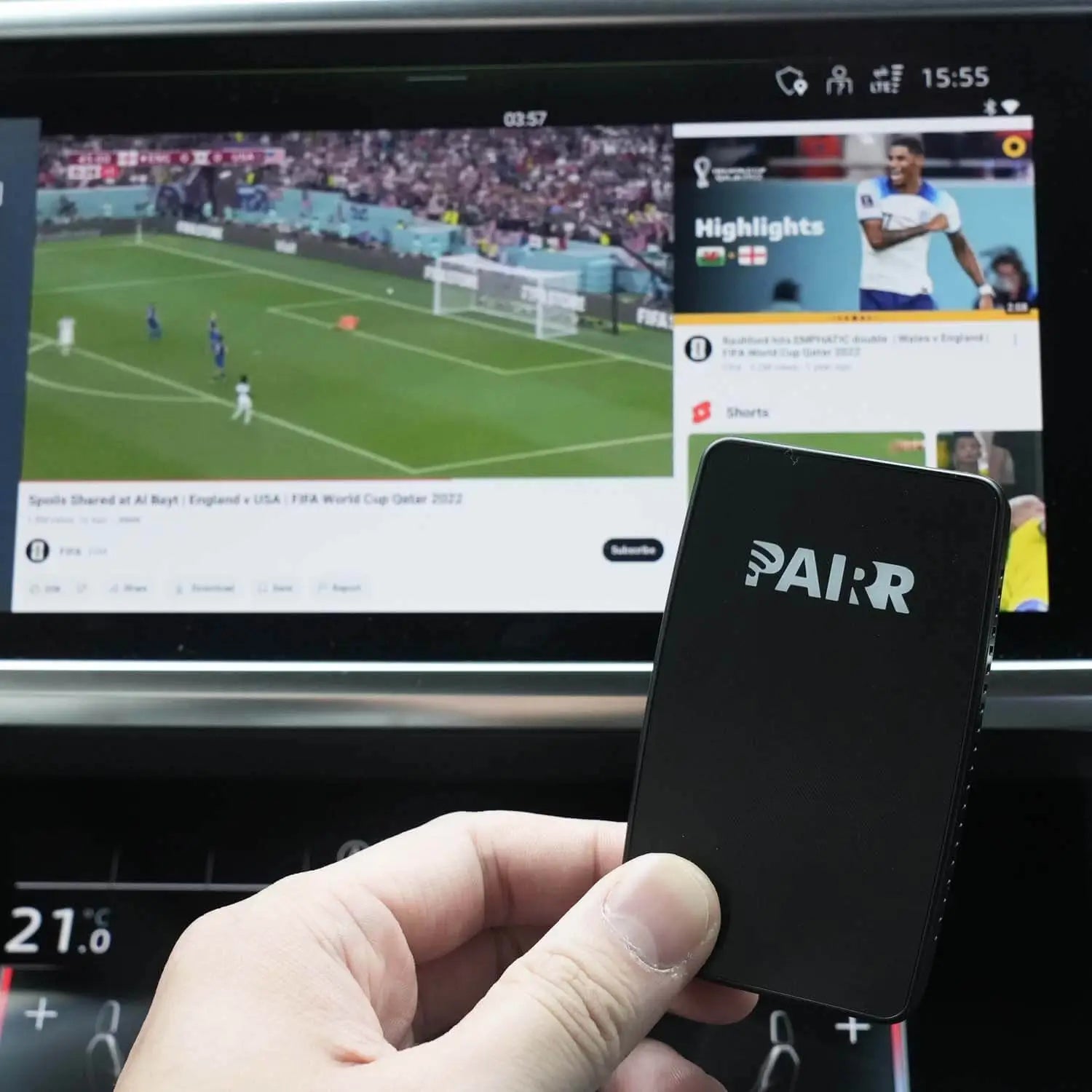 2025 NUOVO Aggiornamento Pairr Max Pro-Netflix /YouTube/ IPTV/TikTok Wireless CarPlay/ Android Auto Car Box