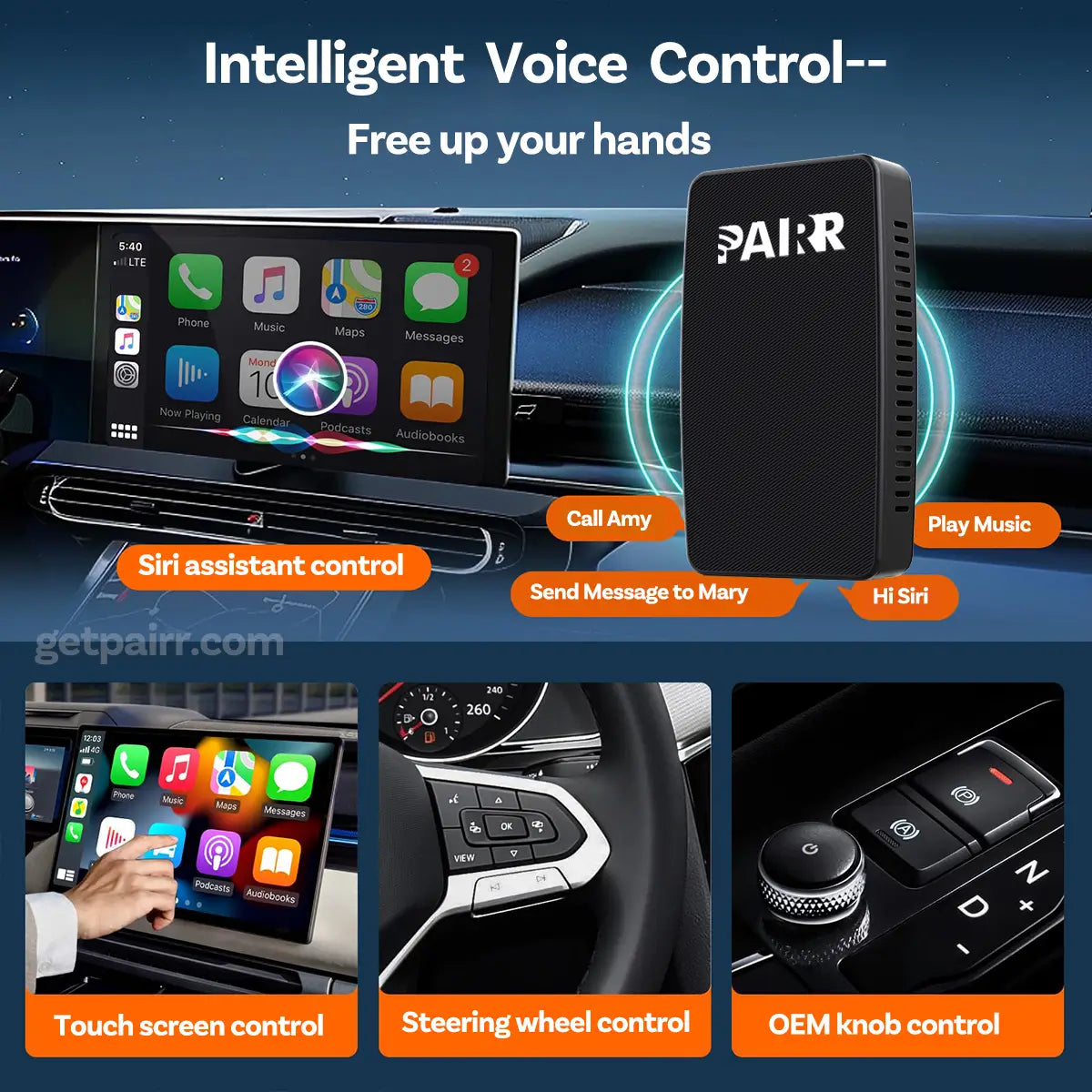 2025 NUOVO Aggiornamento Pairr Max Pro-Netflix /YouTube/ IPTV/TikTok Wireless CarPlay/ Android Auto Car Box