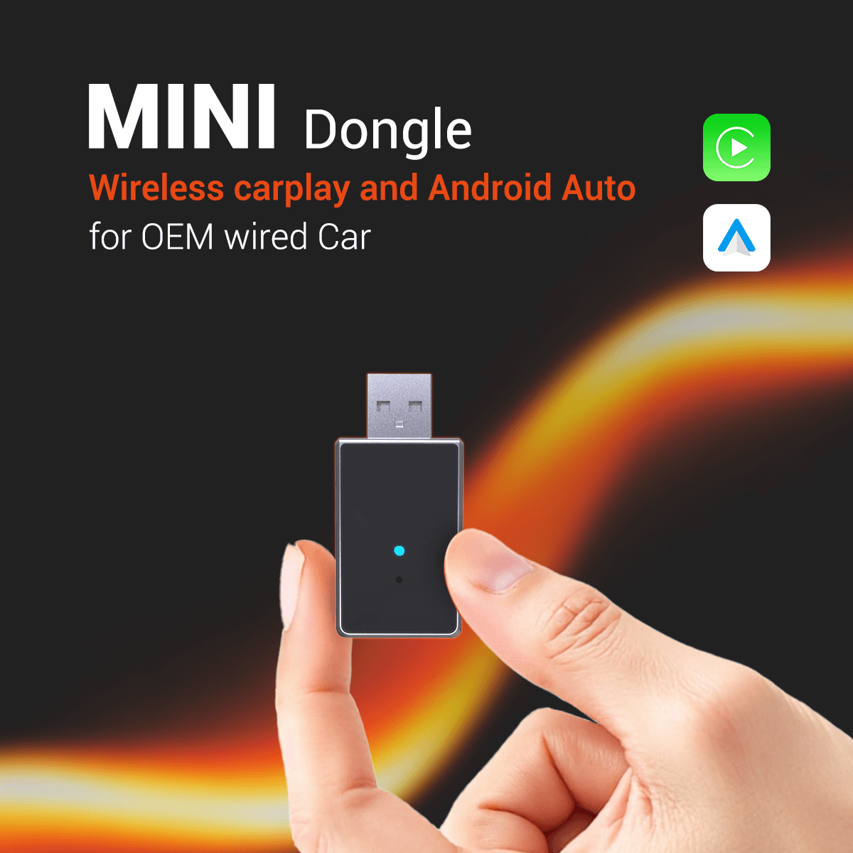 ⏳ 6-Uur Flash Deal! Mis het niet! 💥 Pairr Mini- CarPlay/Android Auto 2 in 1 draadloze adapter