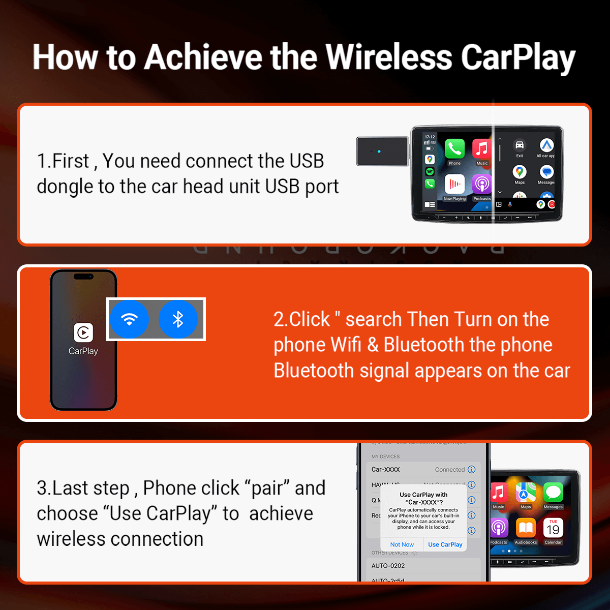 ⏳ 6-Uur Flash Deal! Mis het niet! 💥 Pairr Mini- CarPlay/Android Auto 2 in 1 draadloze adapter