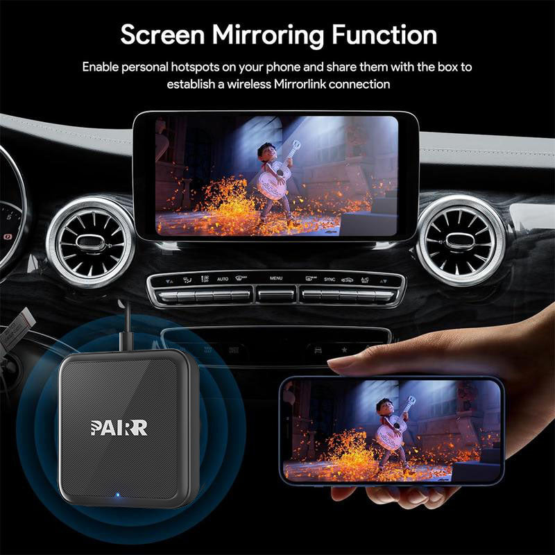 【NEW】2025 Upgraded Pairr TV-HDMI Multimedia Wireless CarPlay/Android Auto Adapter