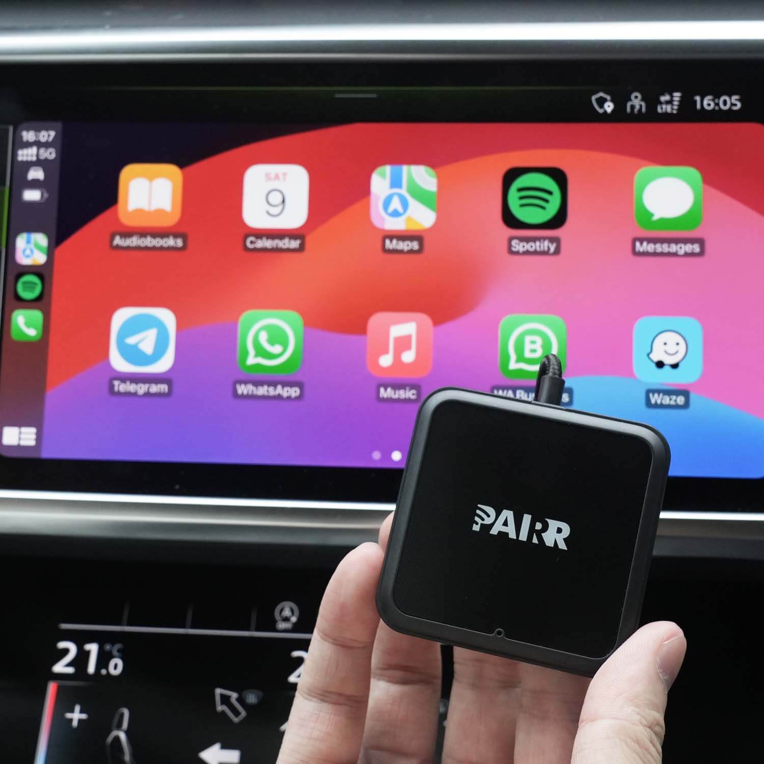 GETPAIRR TV ワイヤレスCarPlay & Android Auto Wireless CarPlay & Android Auto with HDMI Multimedia
